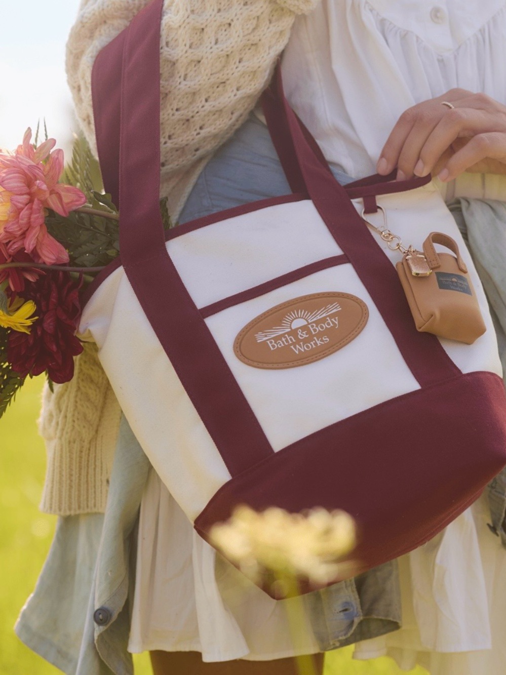 Bath & Body Works Heritage Canvas  Tote Bag